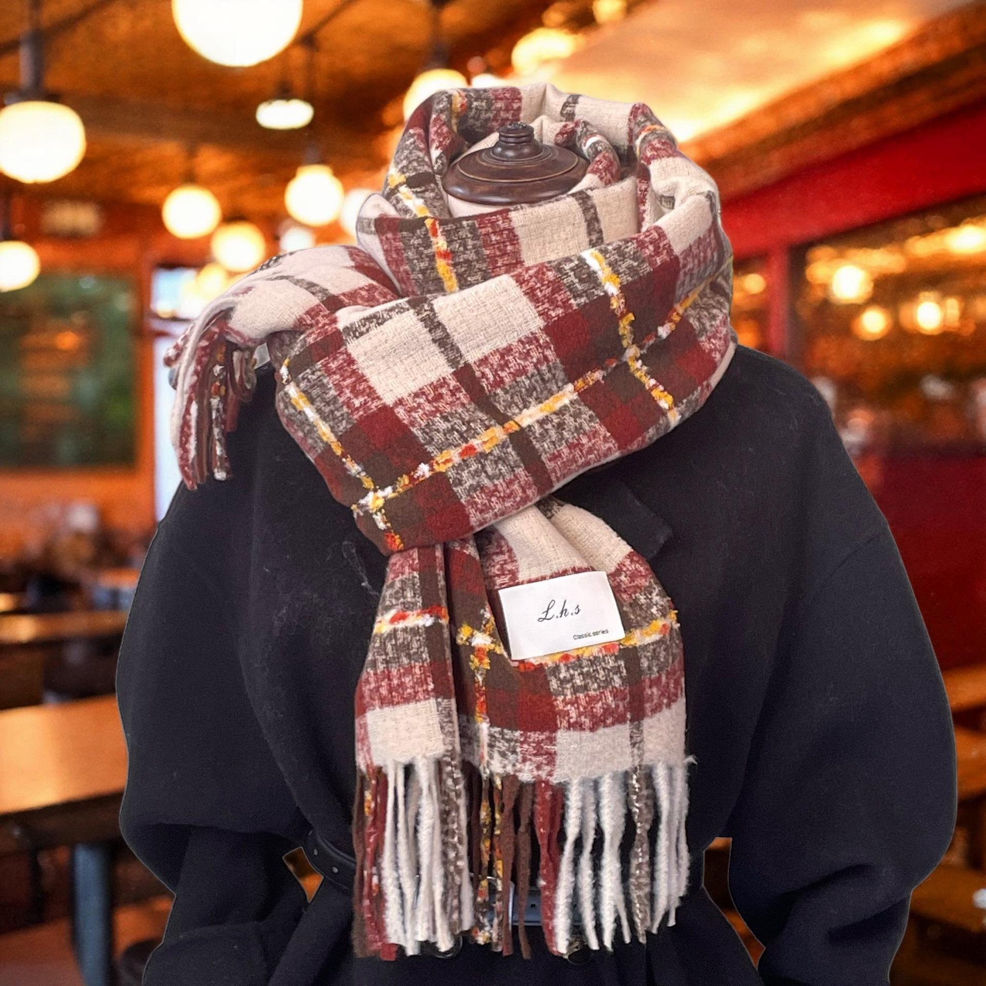 Кашемировая шаль-палантин, Теплый мягкий большой зимний шарф для женщин
Кашемировая шаль-палантин, Теплый мягкий большой зимний шарф для женщин