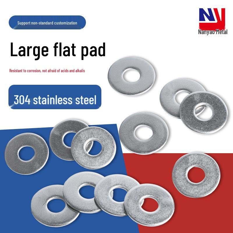Stainless Steel Thickened Flat Washer with Large Edge
Stainless Steel Thickened Flat Washer with Large Edge