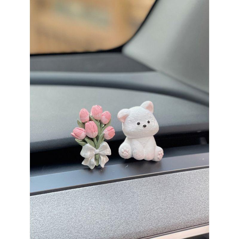 Cute Puppy Car Air Freshener, Car Vent Decoration, Tulip Ornament, Creative Car Interior Accessory, Fragrance Perfume Pink Tulip Floral tone
Cute Puppy Car Air Freshener, Car Vent Decoration, Tulip Ornament, Creative Car Interior Accessory, Fragrance Perfume Pink Tulip Floral tone
