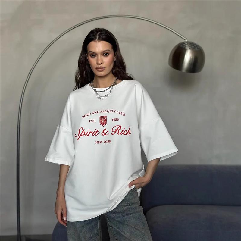 Luxury European and American Mid-Length Printed Summer T-Shirt, 2025 Trendy Short-Sleeve Style XL
Luxury European and American Mid-Length Printed Summer T-Shirt, 2025 Trendy Short-Sleeve Style XL