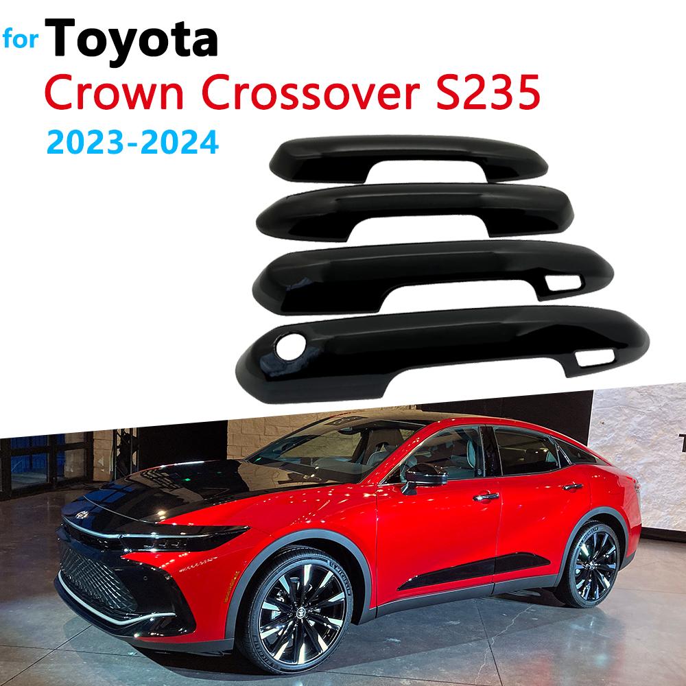 Глянцевый черный карбоновый чехол на дверную ручку для Toyota Crown Crossover S235 2023 2024, автомобильный внешний стиль, автомобильные аксессуары
Глянцевый черный карбоновый чехол на дверную ручку для Toyota Crown Crossover S235 2023 2024, автомобильный внешний стиль, автомобильные аксессуары