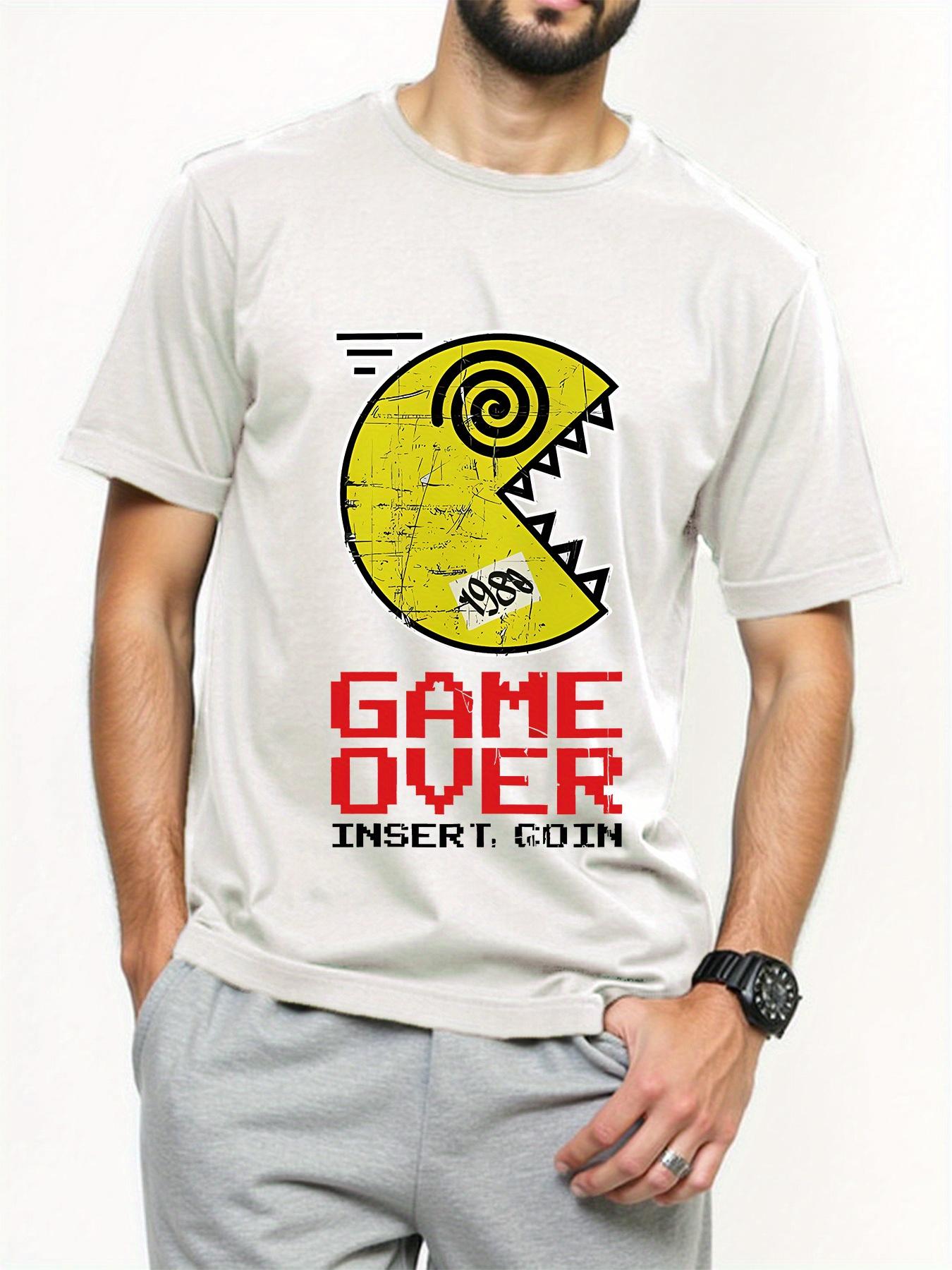 Game Over Insert Coin 80s Retro Style TShirt Perfect for Gamers and Sports Enthusiasts Pure Cotton AllSeason Streetwear L
Game Over Insert Coin 80s Retro Style TShirt Perfect for Gamers and Sports Enthusiasts Pure Cotton AllSeason Streetwear L