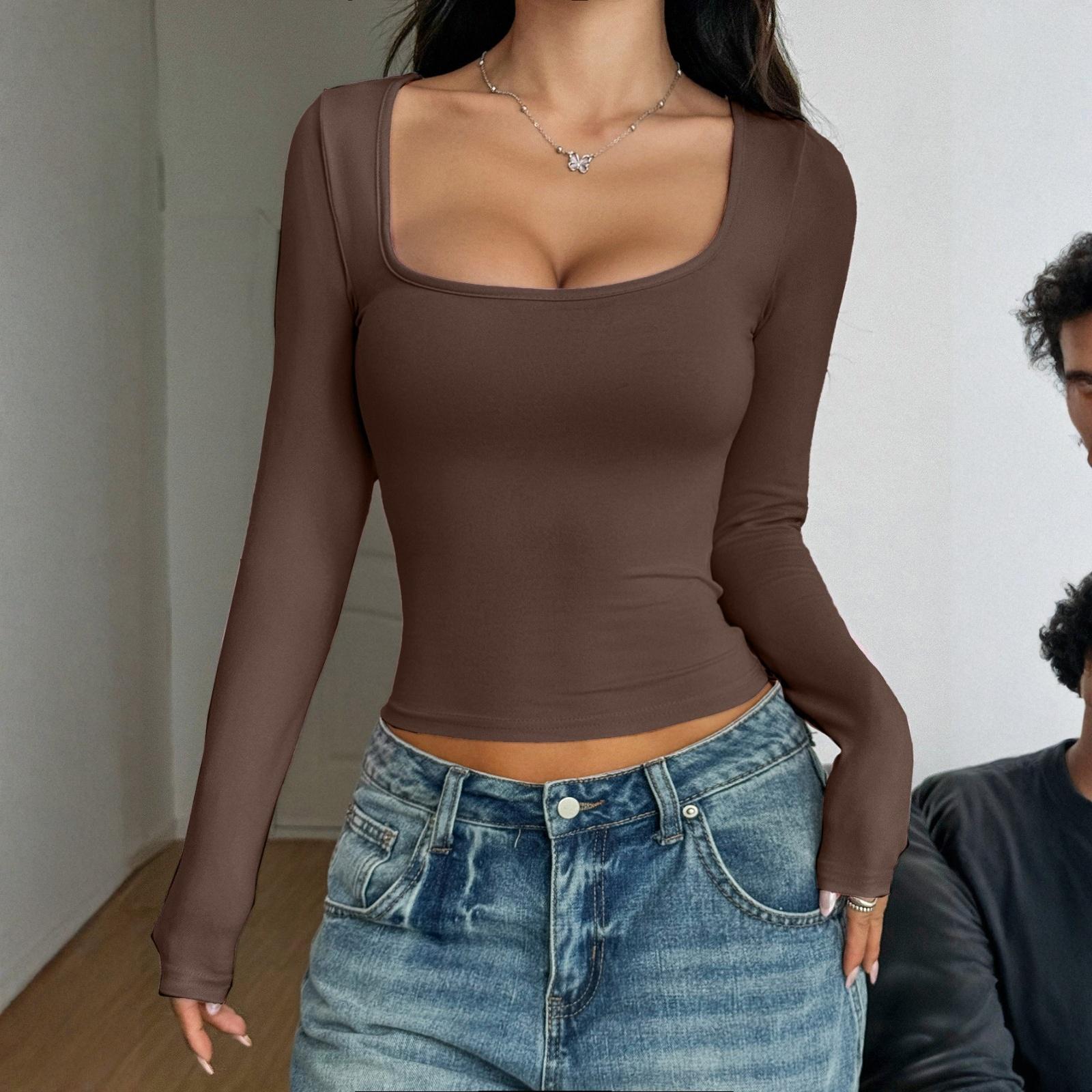 Long Sleeve Shirts For Women Cute Print Graphic Tees Blouses Casual Plus Size Basic Tops Pullover S коричневий
Long Sleeve Shirts For Women Cute Print Graphic Tees Blouses Casual Plus Size Basic Tops Pullover S коричневий