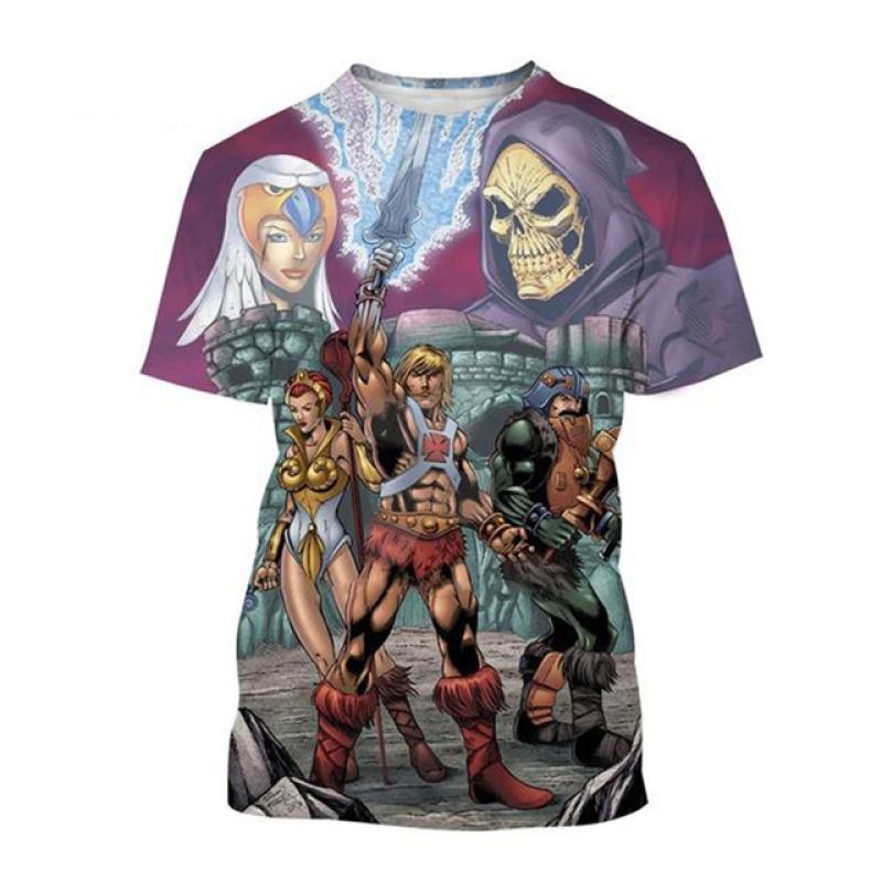 Нова мода Мультфільм Аніме He-Man Майстри Всесвіту 3D-друк Чоловіча футболка Особистість Хіп-хоп Повсякденна футболка унісекс 6XL
Нова мода Мультфільм Аніме He-Man Майстри Всесвіту 3D-друк Чоловіча футболка Особистість Хіп-хоп Повсякденна футболка унісекс 6XL