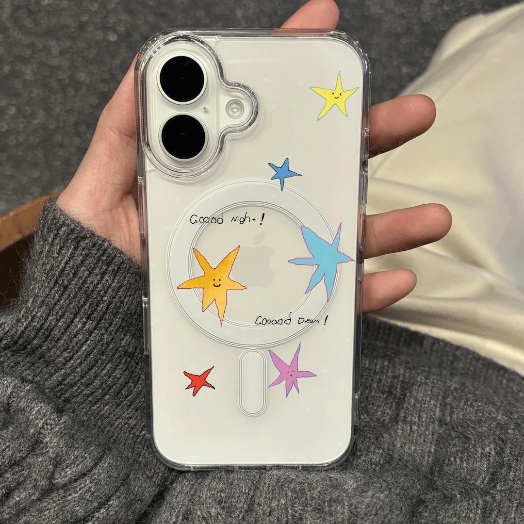 Five-Color Stars Magnetic Transparent Acrylic Case for iPhone 15 Pro Max with AI Buttons Apple 12 Pro Max
Five-Color Stars Magnetic Transparent Acrylic Case for iPhone 15 Pro Max with AI Buttons Apple 12 Pro Max