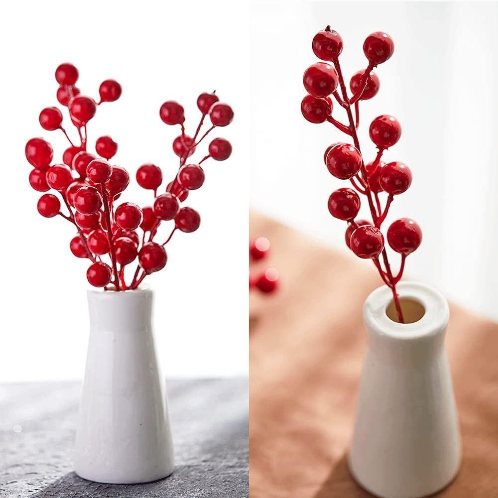 50Pcs 7 Head Artificial Red Berries Reusable Fake Flowers Faux Berry Branches Home Decor
50Pcs 7 Head Artificial Red Berries Reusable Fake Flowers Faux Berry Branches Home Decor