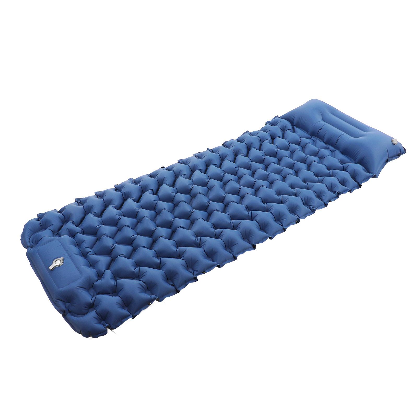 Camping Sleeping Pad Navy Blue Lightweight Moistureproof Inflatable Double Mattress With Storage Bag for Outdoor
Camping Sleeping Pad Navy Blue Lightweight Moistureproof Inflatable Double Mattress With Storage Bag for Outdoor