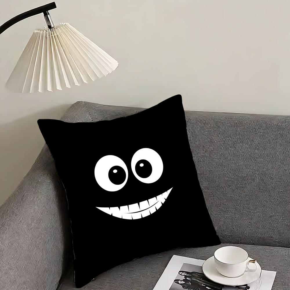 Black Emoticons Cool Cushion Cover Pillowcase Ultra Soft Skin Friendly Fabric Cloud Like Comfort Concealed Zipper 30x30cm
Black Emoticons Cool Cushion Cover Pillowcase Ultra Soft Skin Friendly Fabric Cloud Like Comfort Concealed Zipper 30x30cm