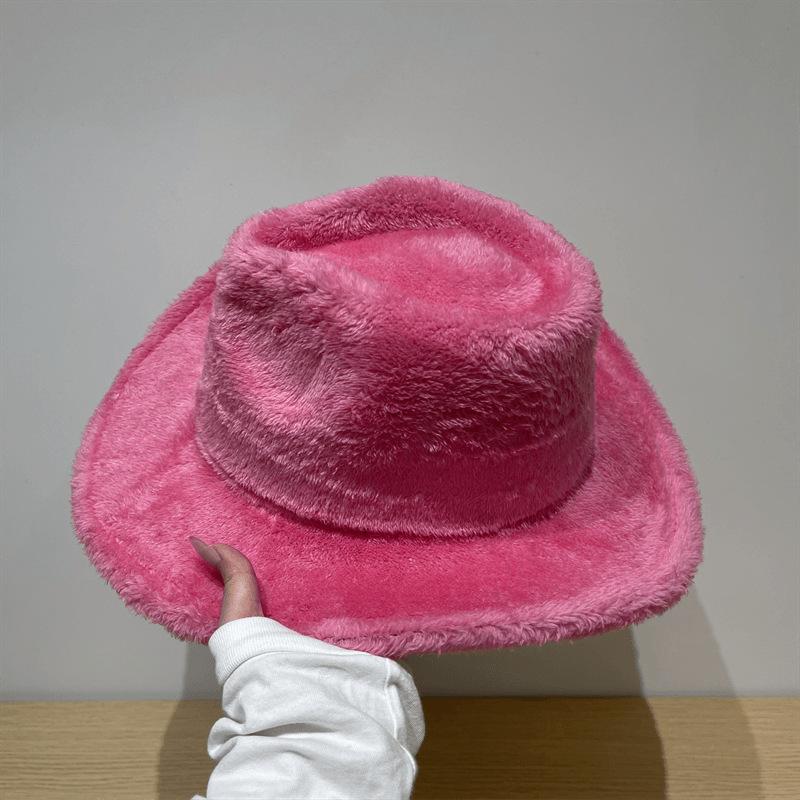 Cute and stylish British jazz hat for women, autumn and winter plush hat, vintage cowboy hat, Korean and Japanese style top hat M(56-58cm)
Cute and stylish British jazz hat for women, autumn and winter plush hat, vintage cowboy hat, Korean and Japanese style top hat M(56-58cm)