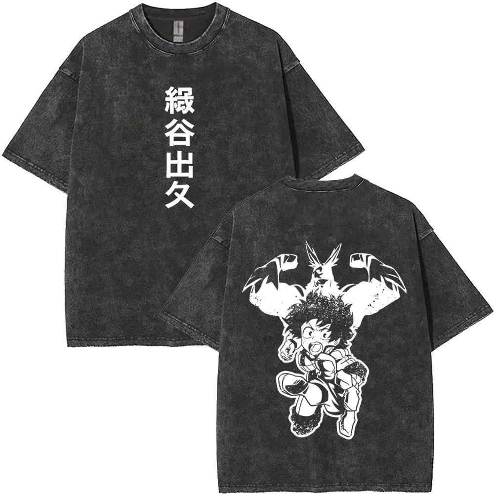 Anime My Hero Academia Vintage Washed T Shirt Funny Cartoon Midoriya Izuku Graphic Tshirt Men Women Manga Casual Retro Tshirts S
Anime My Hero Academia Vintage Washed T Shirt Funny Cartoon Midoriya Izuku Graphic Tshirt Men Women Manga Casual Retro Tshirts S