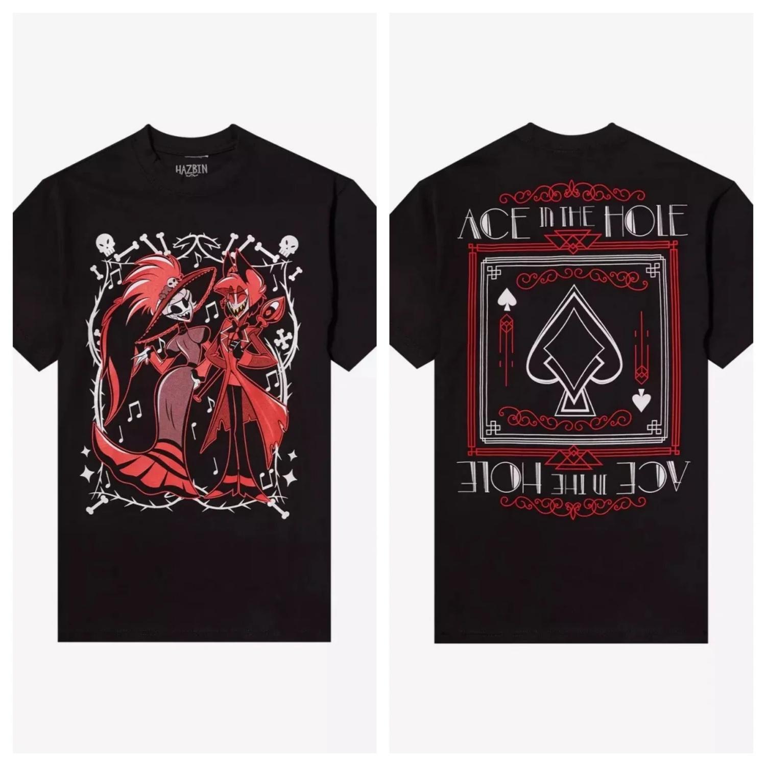 2026 New Hazbin Hotel Rosie & Alastor Ace Double-Sided Men and Women Summer Soft Comfort Vintage Pure Cotton Casual Soft T-Shirt XXXXXL чорний
2026 New Hazbin Hotel Rosie & Alastor Ace Double-Sided Men and Women Summer Soft Comfort Vintage Pure Cotton Casual Soft T-Shirt XXXXXL чорний