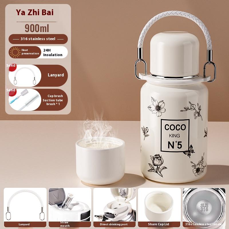 Большая емкость чайника термос для путешествий на открытом воздухе термос для кофе портативный симпатичный вакуумный холодоизоляционный стаканчик 900ml
Большая емкость чайника термос для путешествий на открытом воздухе термос для кофе портативный симпатичный вакуумный холодоизоляционный стаканчик 900ml