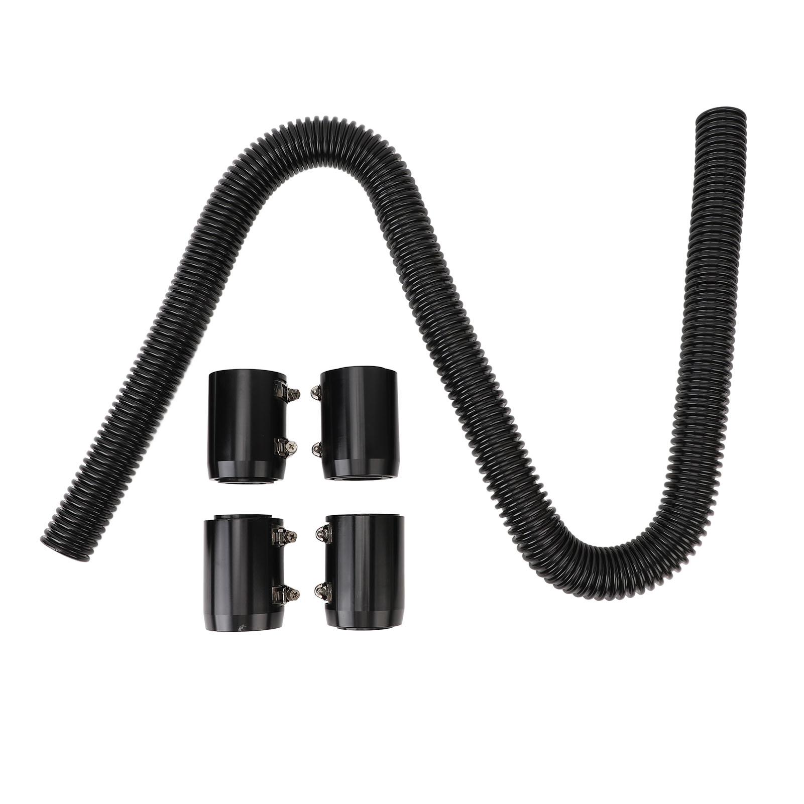 48inch Radiator Flexible Coolant Water Hose Kit Heat Resistant Stainless Steel Heat Dissip Black
48inch Radiator Flexible Coolant Water Hose Kit Heat Resistant Stainless Steel Heat Dissip Black