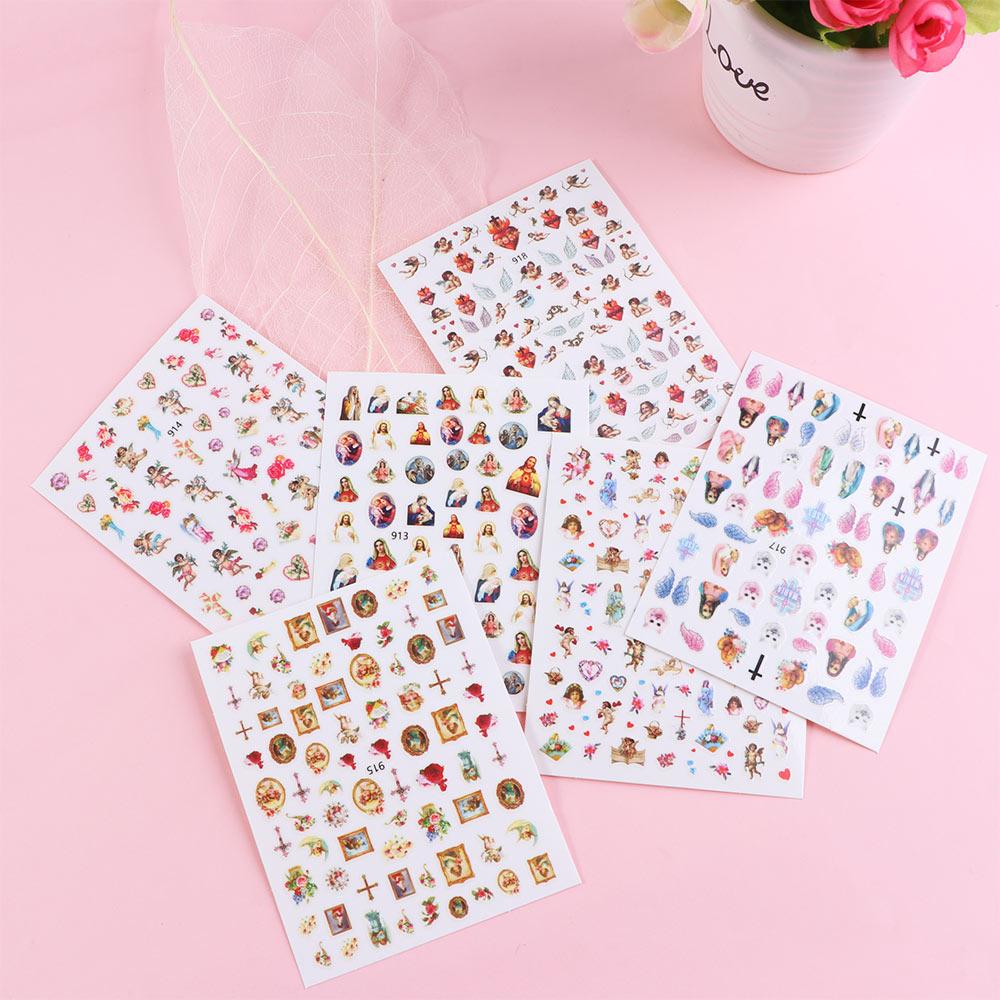 Heaven Cupid Back Glue Flower Angel Nail Stickers Nail Art Decorations Nail Decals Manicure Tools
Heaven Cupid Back Glue Flower Angel Nail Stickers Nail Art Decorations Nail Decals Manicure Tools