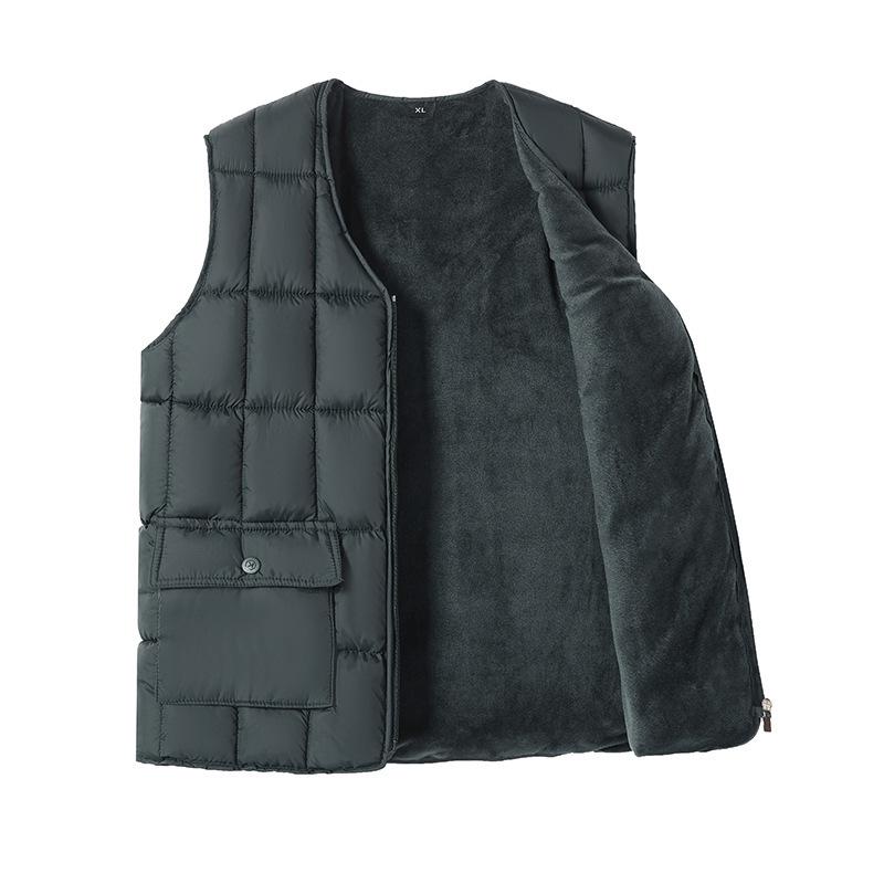 Men s Fleece-Lined Winter Vest: Thick, Warm, Padded Gilet for Middle-Aged & Elderly 5XL армія зелений колір
Men s Fleece-Lined Winter Vest: Thick, Warm, Padded Gilet for Middle-Aged & Elderly 5XL армія зелений колір