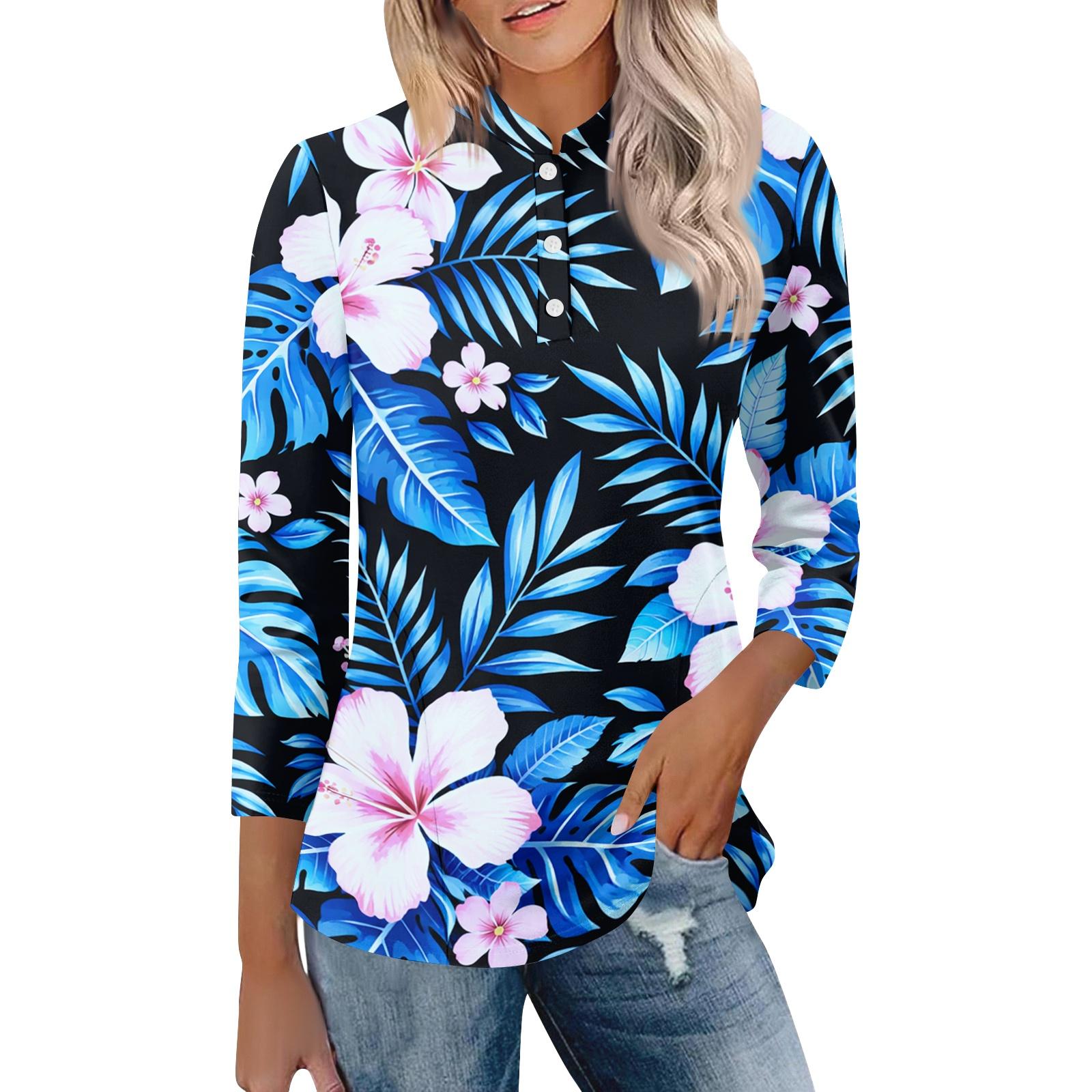 Women s Casual Polo Collar Shirt Loose Fit Three Quarter Sleeve Top Lightweight Comfortable Fabric Suitable for Daily Wear and Outdoor Activities XXL синий
Women s Casual Polo Collar Shirt Loose Fit Three Quarter Sleeve Top Lightweight Comfortable Fabric Suitable for Daily Wear and Outdoor Activities XXL синий