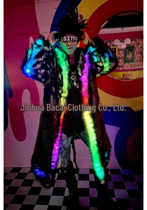 Men s LED Light-Up Fur Coat for Cosplay and Parties International-M
Men s LED Light-Up Fur Coat for Cosplay and Parties International-M
