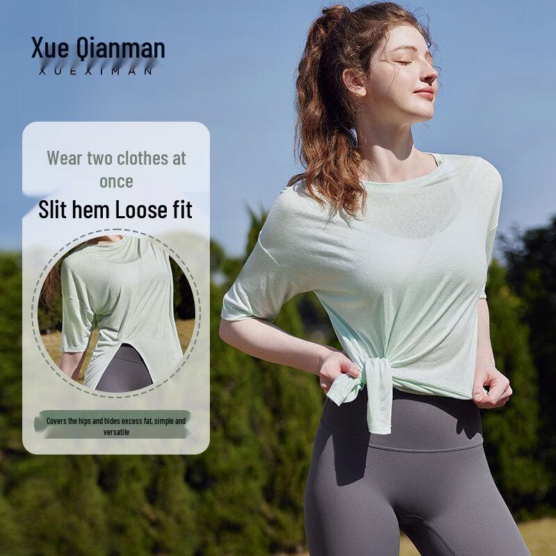 Xueqieman Women s Short Sleeve Yoga & Fitness Top
Xueqieman Women s Short Sleeve Yoga & Fitness Top