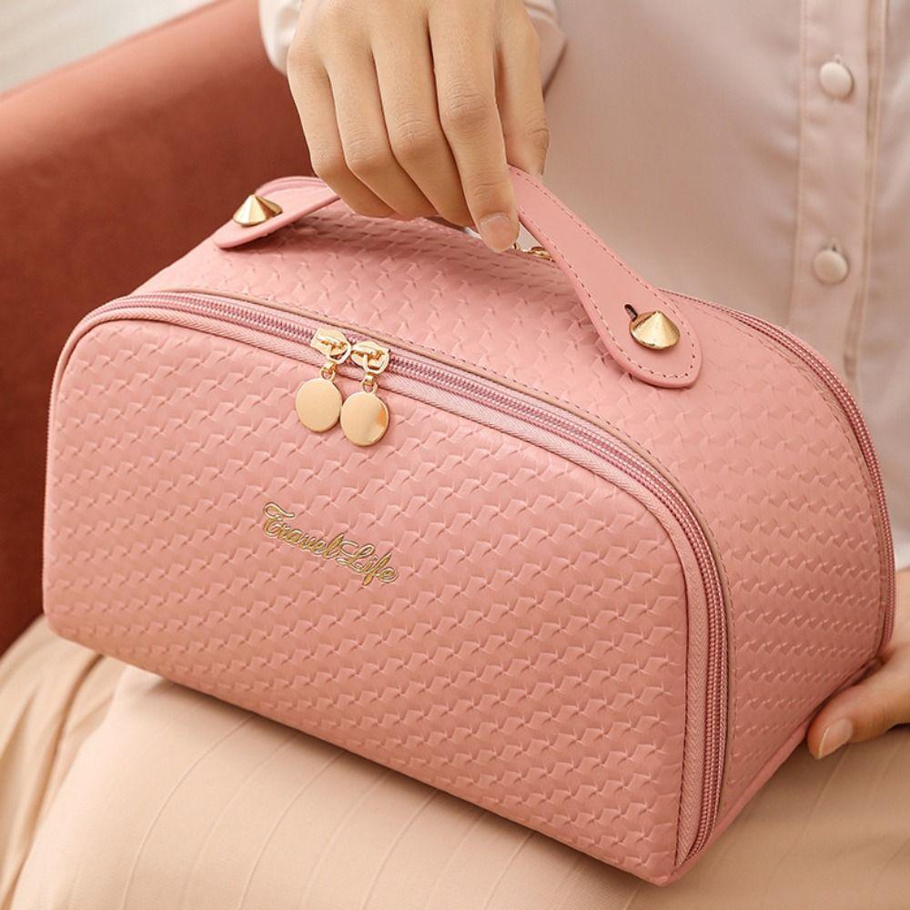 Косметичка из искусственной кожи с буквенным принтом, двухслойная дорожная сумка для мытья, модная сумка для макияжа, сумка на открытом воздухе
Косметичка из искусственной кожи с буквенным принтом, двухслойная дорожная сумка для мытья, модная сумка для макияжа, сумка на открытом воздухе