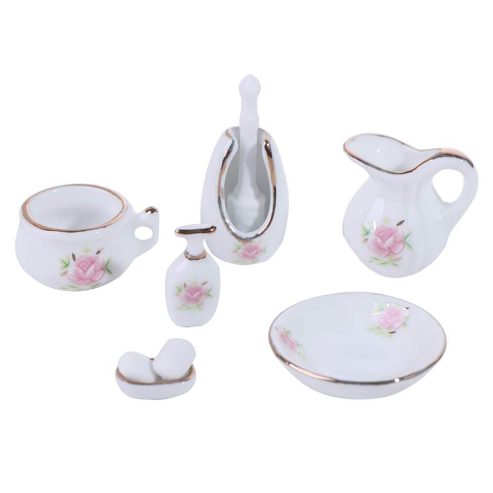 1/12 Scale Dollhouse Bathroom Porcelain Micro Scene Miniature Furniture Porcelain Kids Toys as picture
1/12 Scale Dollhouse Bathroom Porcelain Micro Scene Miniature Furniture Porcelain Kids Toys as picture