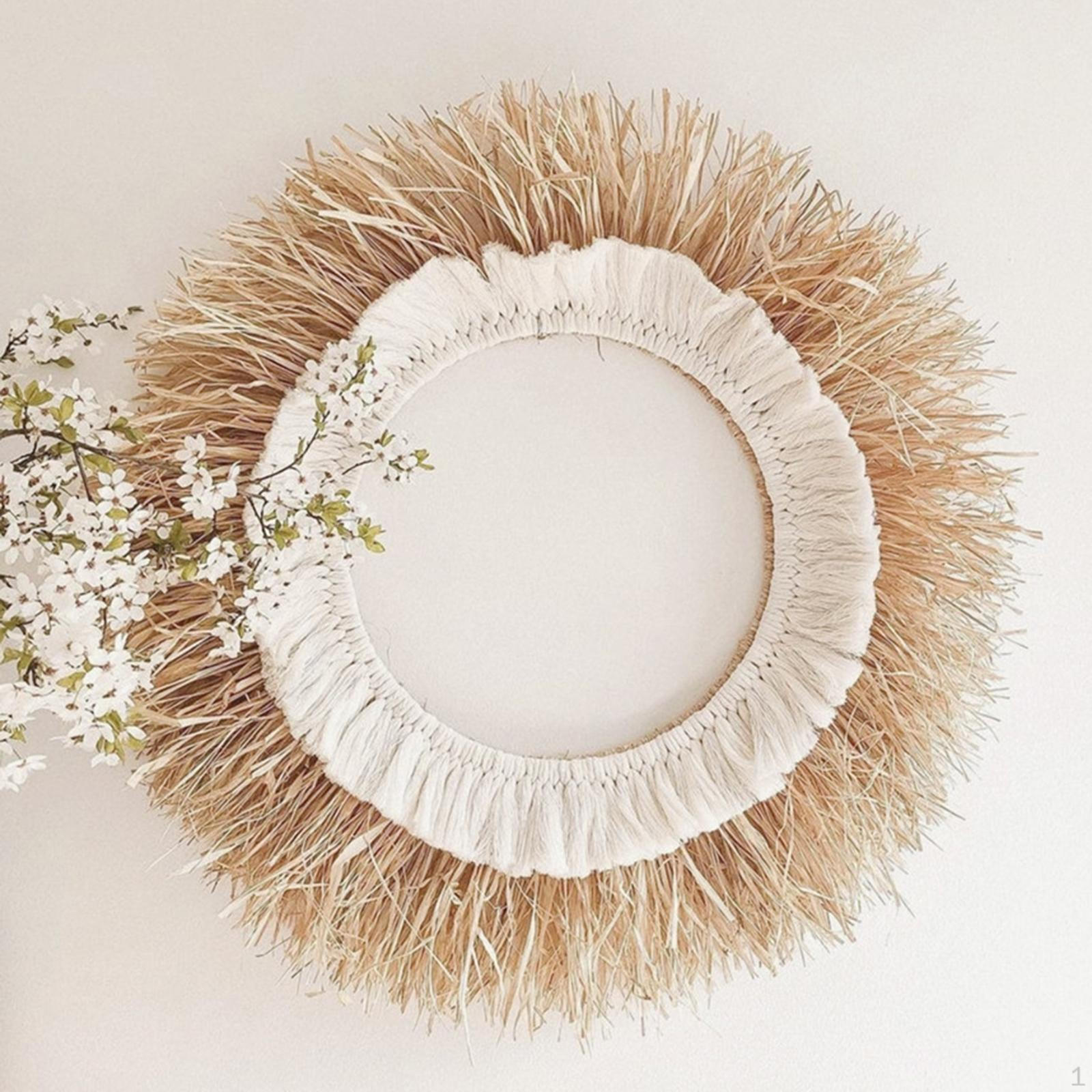 Round Wall Ornament Rustic Art Crafts, Hanging Pendant, Circle Straw Boho Home Decoration, for
Round Wall Ornament Rustic Art Crafts, Hanging Pendant, Circle Straw Boho Home Decoration, for