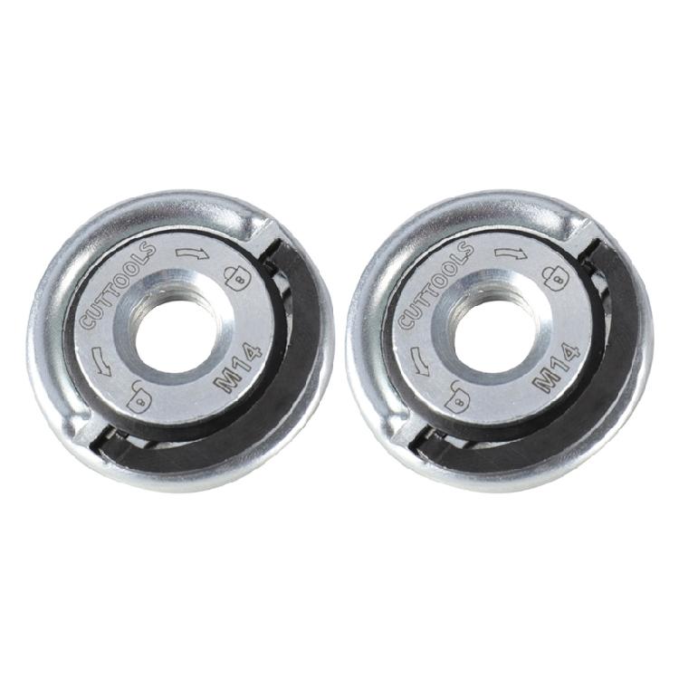 2 Pieces M14 Quick Clamping Nuts Angle Grinder Locking Retaining Flange Nut 1
2 Pieces M14 Quick Clamping Nuts Angle Grinder Locking Retaining Flange Nut 1
