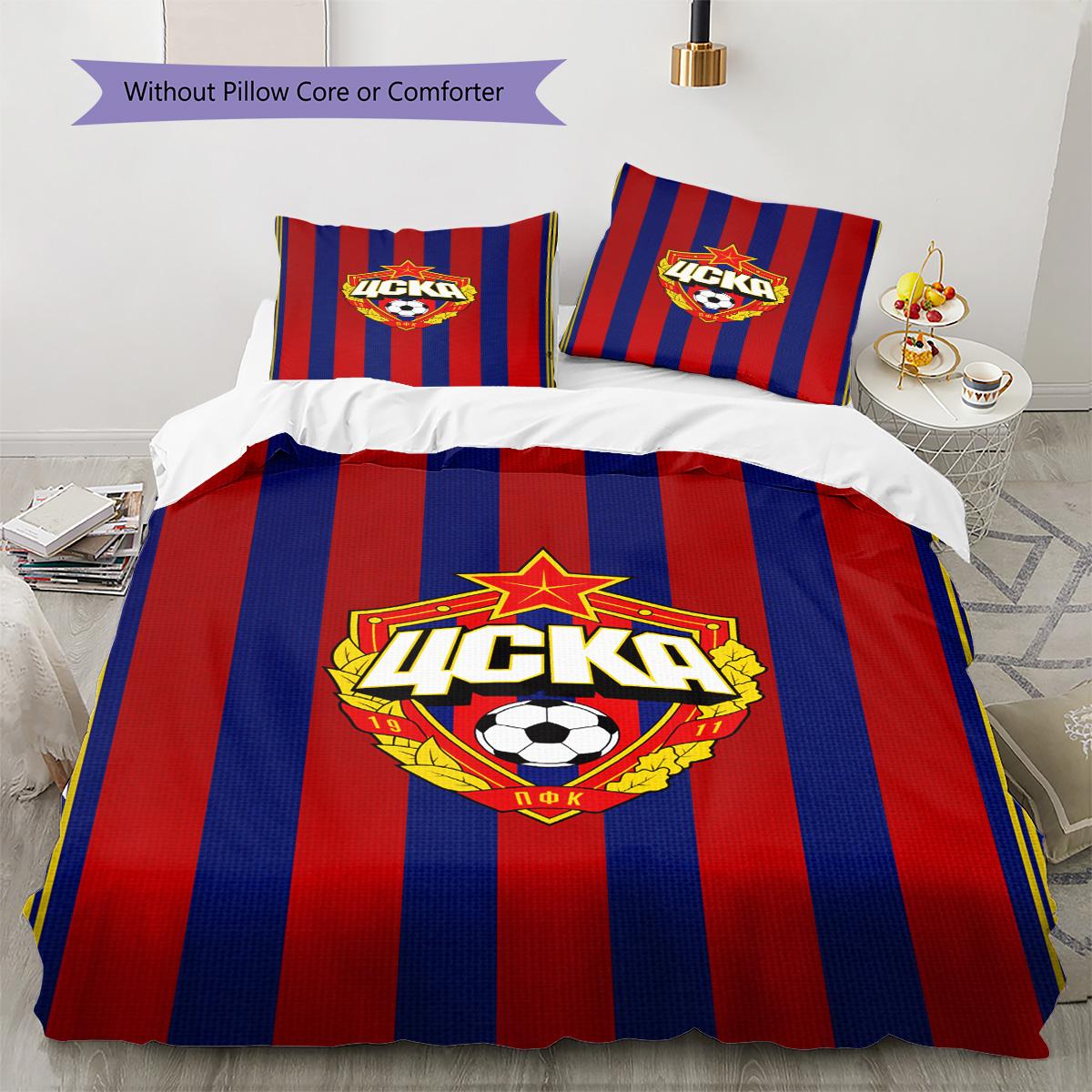 CSKA Moscow Pattern Bedding Set Quilt Cover Pillowcase Home Decor Gift (1 * duvet cover + 2 * pillowcase, without core) 135x200cm
CSKA Moscow Pattern Bedding Set Quilt Cover Pillowcase Home Decor Gift (1 * duvet cover + 2 * pillowcase, without core) 135x200cm