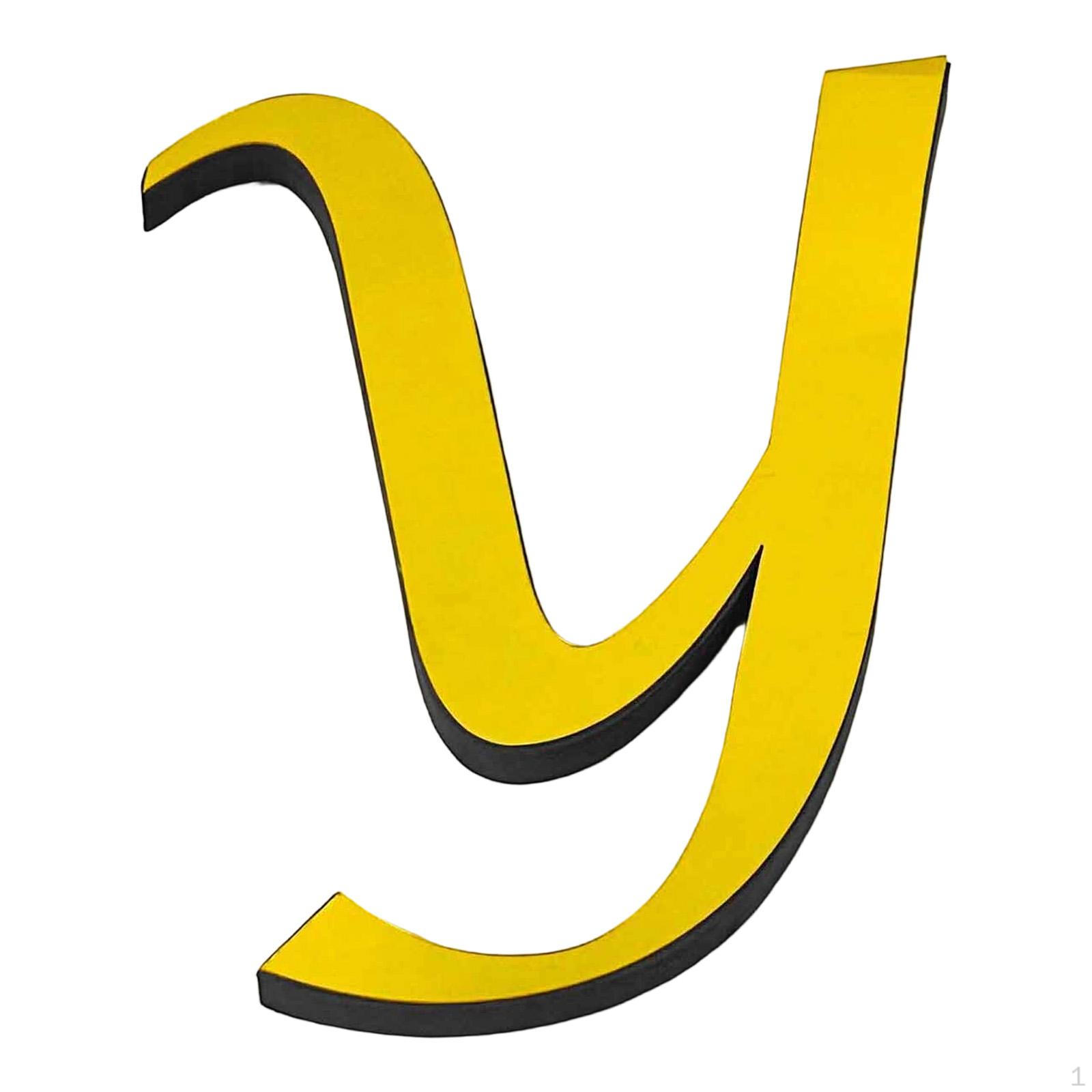 3D Acrylic Alphabet Decal Bedroom DIY Party School Bathroom Office Indoor Letter Sign Mirror Wall Letter Y
3D Acrylic Alphabet Decal Bedroom DIY Party School Bathroom Office Indoor Letter Sign Mirror Wall Letter Y