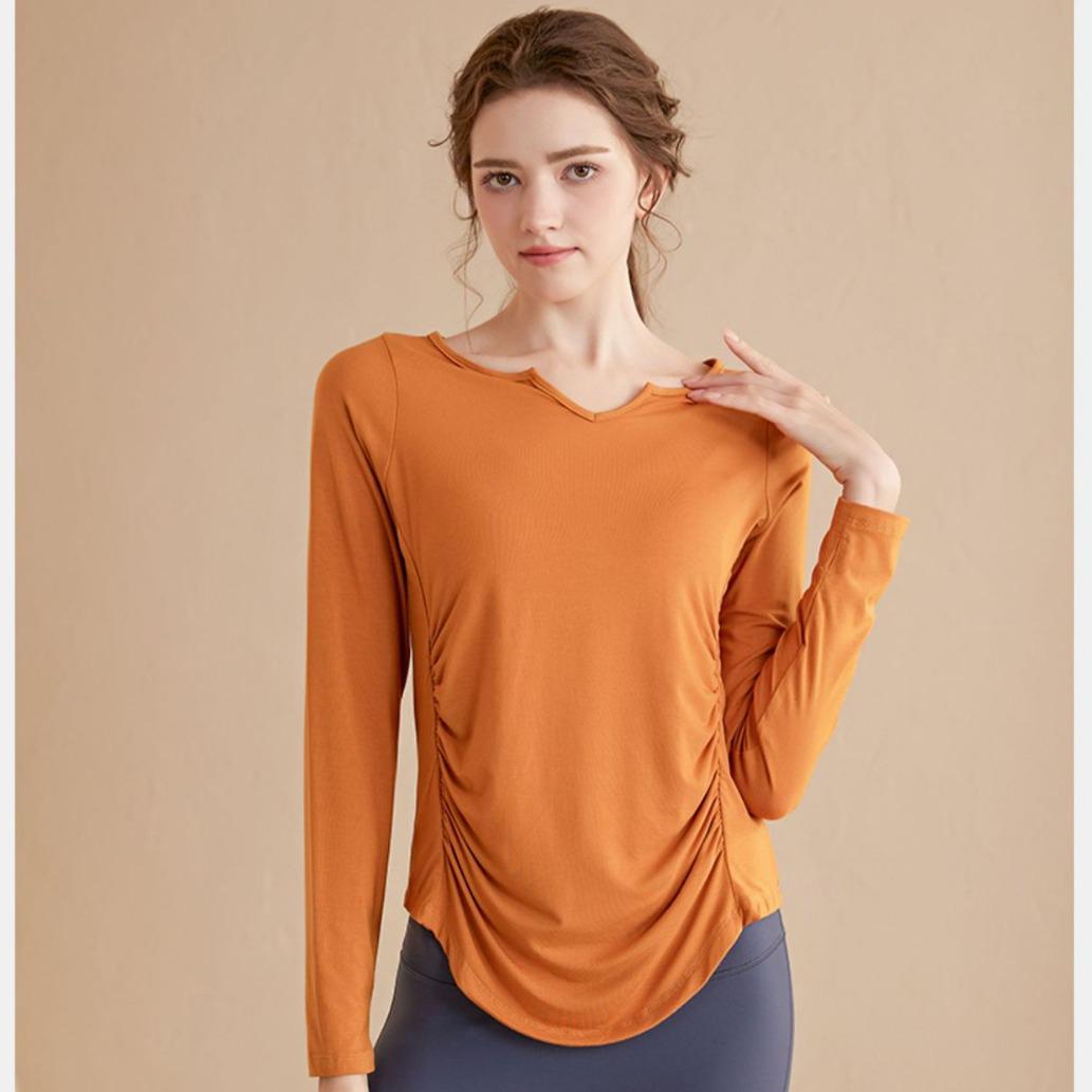 High-End Women s Quick-Dry Slimming Long-Sleeve Yoga and Pilates Top for Autumn/Winter Fitness
High-End Women s Quick-Dry Slimming Long-Sleeve Yoga and Pilates Top for Autumn/Winter Fitness