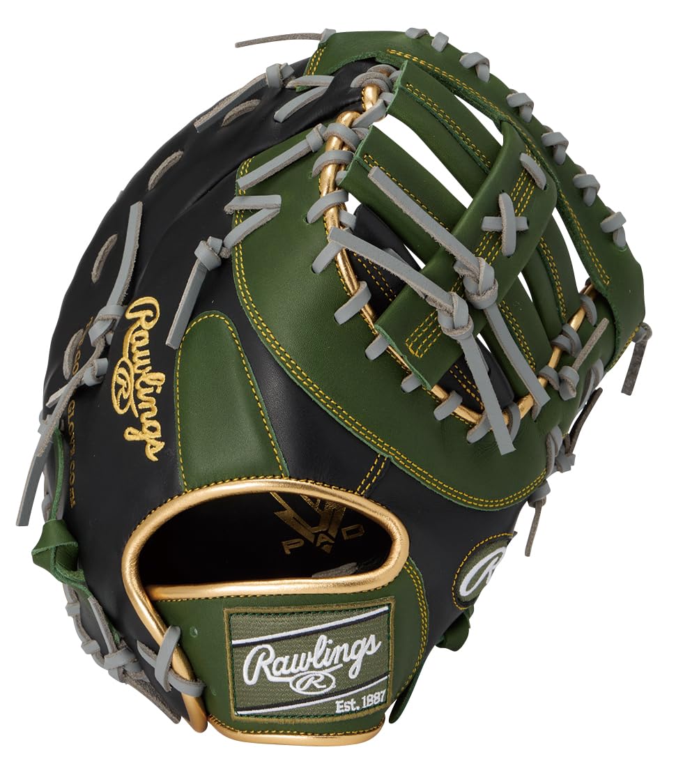 Rawlings Hyper Tech Color Sync First Base Baseball Glove GR6HTCM535 11.75 inches Left-handed Black and Green
Rawlings Hyper Tech Color Sync First Base Baseball Glove GR6HTCM535 11.75 inches Left-handed Black and Green