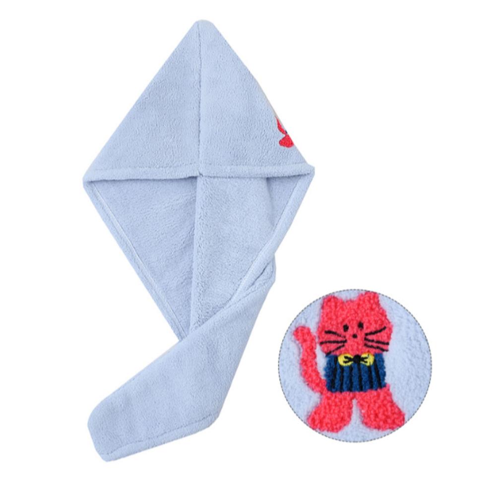 Wrap Turbans Kitten Embroidery Towel Cute Cat Dry Hair Cap Microfiber Shower Cap for Lady
Wrap Turbans Kitten Embroidery Towel Cute Cat Dry Hair Cap Microfiber Shower Cap for Lady