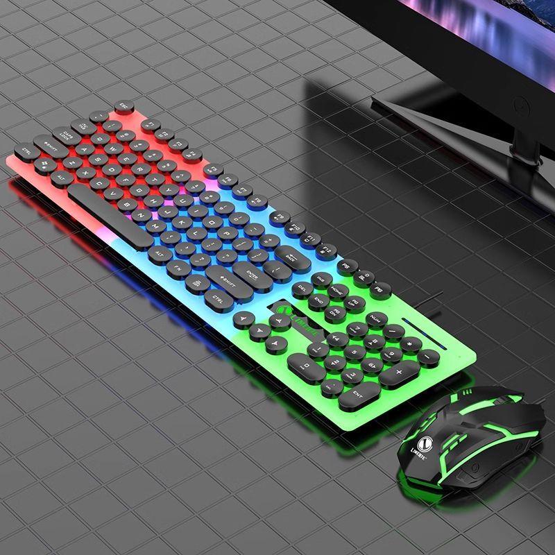 You Shi Wired Mechanical Feel Keyboard & Mouse Set
You Shi Wired Mechanical Feel Keyboard & Mouse Set