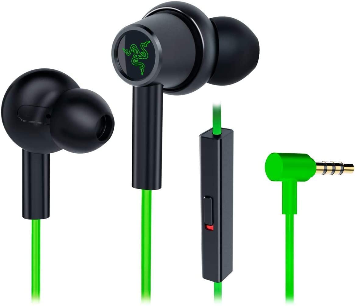 Razer Hammerhead Duo Custom Tuned Dual Driver Technology Inline Mic Mute Switch Алюмінієва рама Спеціальний чохол для перенесення Гніздо для навушників Зелена консоль - зелений
Razer Hammerhead Duo Custom Tuned Dual Driver Technology Inline Mic Mute Switch Алюмінієва рама Спеціальний чохол для перенесення Гніздо для навушників Зелена консоль - зелений