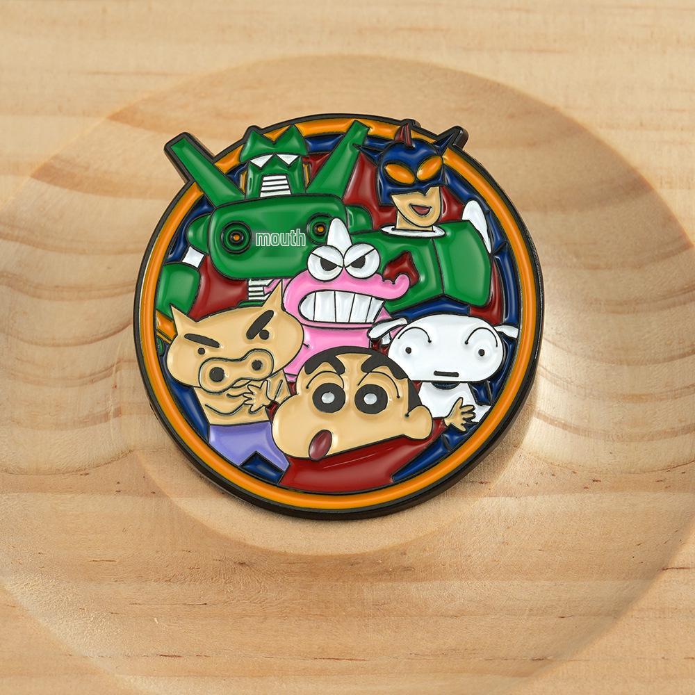 Crayon Shin-chan Metal Brooch - Cute Nohara Shinnosuke & Shiro Character Badge Accessory чёрный
Crayon Shin-chan Metal Brooch - Cute Nohara Shinnosuke & Shiro Character Badge Accessory чёрный