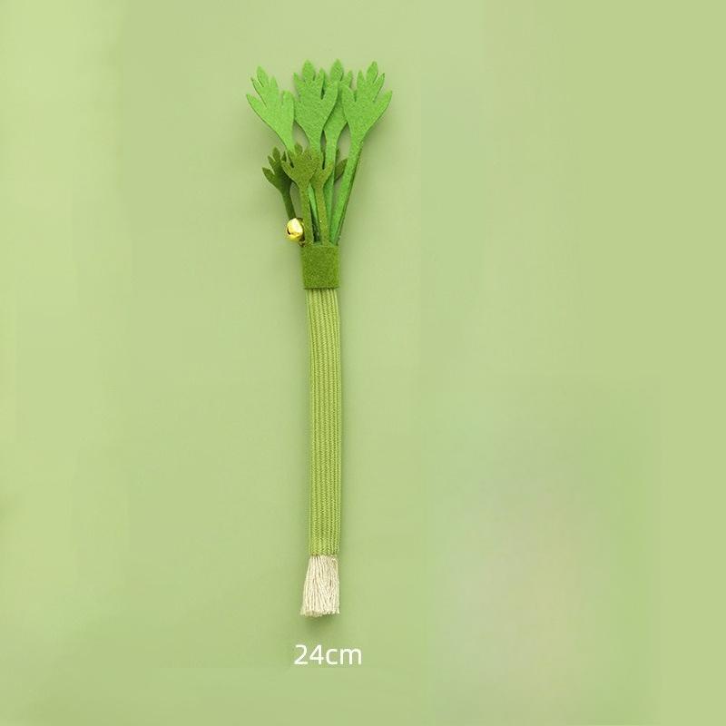 1PCS Wood Tiantian Polygonum Scallion Cat Self-Hi Toy Simulation Vegetable Bite-resistant Cat Toy зелений
1PCS Wood Tiantian Polygonum Scallion Cat Self-Hi Toy Simulation Vegetable Bite-resistant Cat Toy зелений
