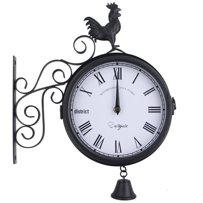 Nordic Retro Double-Sided Wall Clock: Simple Antique Iron Art for Living Room 31*38*9 cm
Nordic Retro Double-Sided Wall Clock: Simple Antique Iron Art for Living Room 31*38*9 cm
