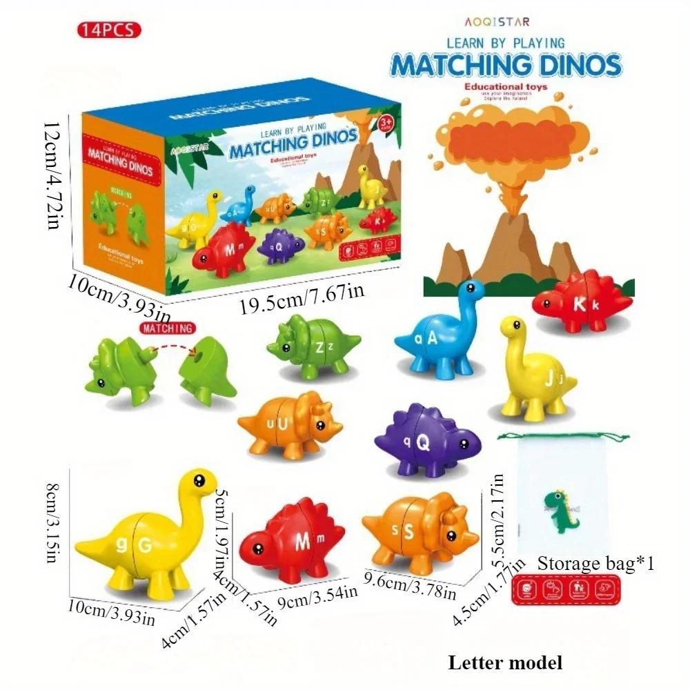 Kids Dinosaur Alphabet Matching Toy Early Education Number Counting Pattern Matching Cognitive Teaching Puzzle Toys Gift
Kids Dinosaur Alphabet Matching Toy Early Education Number Counting Pattern Matching Cognitive Teaching Puzzle Toys Gift