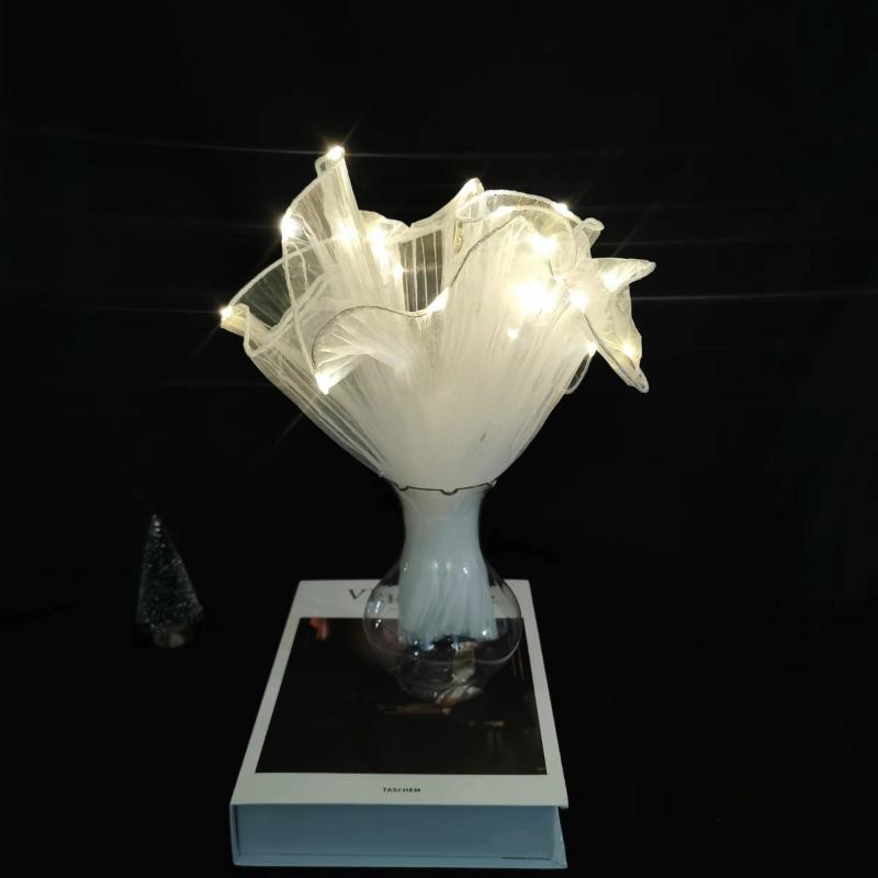 LED Pearl Wave Tulle for Bouquets Packaging Korean Style Chic Floral Wrapping Material A9
LED Pearl Wave Tulle for Bouquets Packaging Korean Style Chic Floral Wrapping Material A9