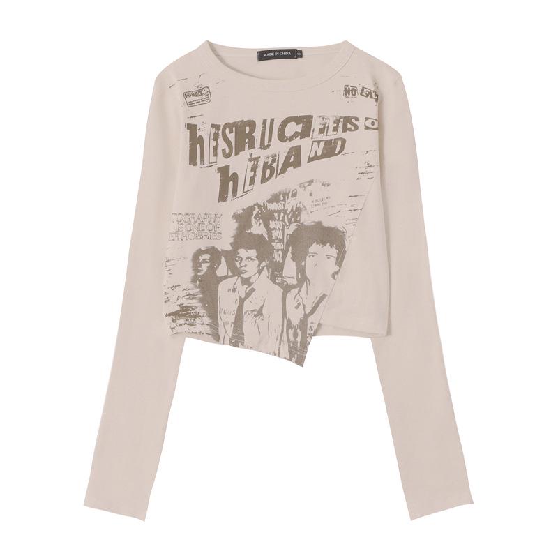 HeyHenry Американская ретро футболка с длинным рукавом и неровным подолом облегающего кроя для женщин L абрикосовый
HeyHenry Американская ретро футболка с длинным рукавом и неровным подолом облегающего кроя для женщин L абрикосовый