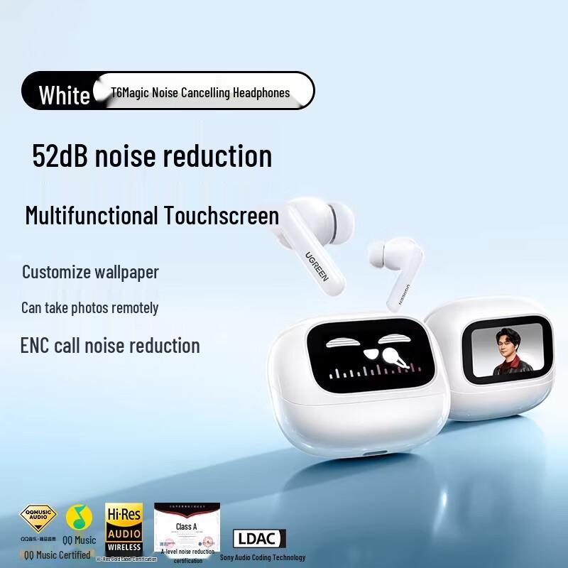 UGREEN T6 Magic Bluetooth Noise-Cancelling Earbuds
UGREEN T6 Magic Bluetooth Noise-Cancelling Earbuds