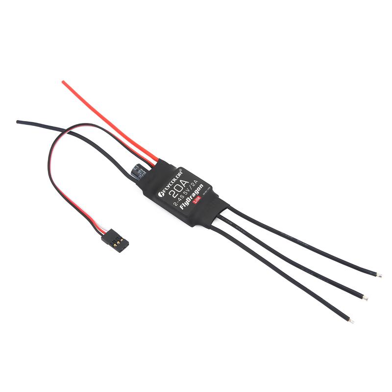 Flycolor Fly Dragon Lite Series Unidirectional RC ESC
Flycolor Fly Dragon Lite Series Unidirectional RC ESC
