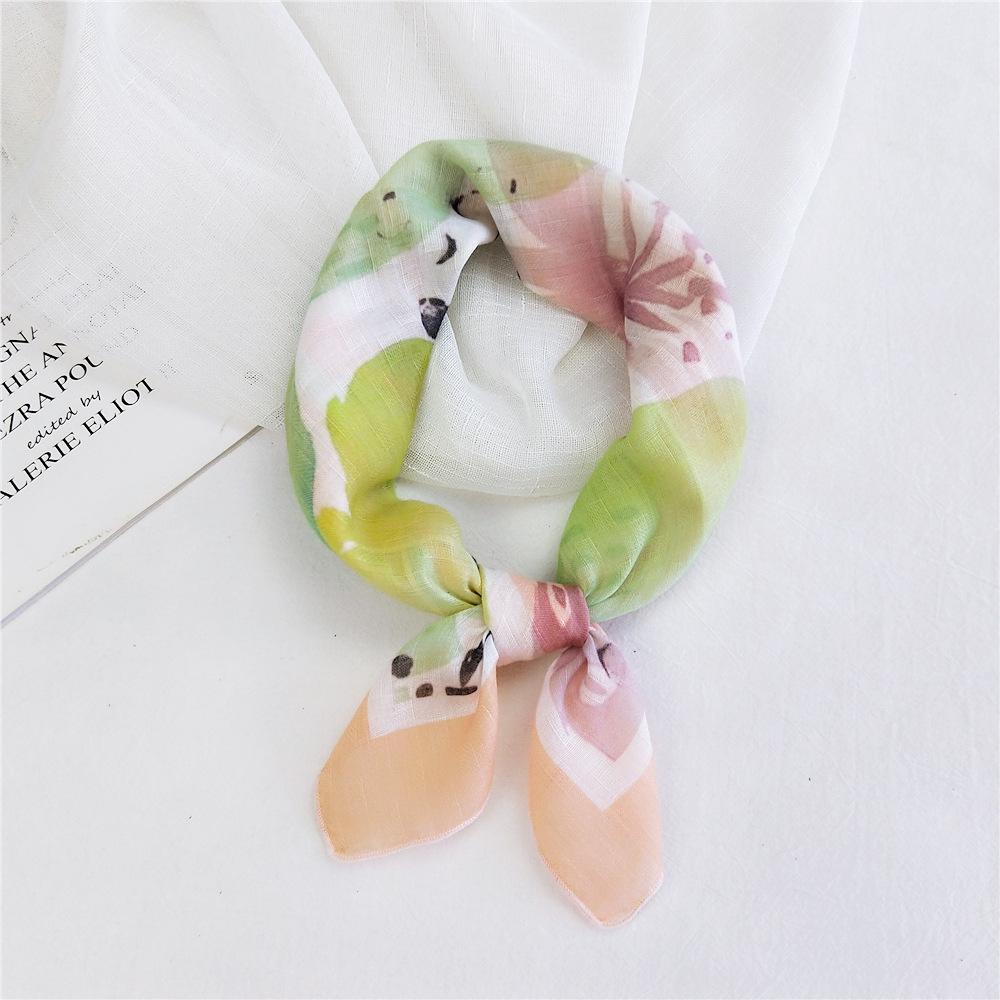 Маленький квадратный шарф из хлопка и льна, шелковый шарф, женский, весна и осень, новый стиль, художественный и универсальный, модный, темпераментный шарф-повязка на голову 58*58cm
Маленький квадратный шарф из хлопка и льна, шелковый шарф, женский, весна и осень, новый стиль, художественный и универсальный, модный, темпераментный шарф-повязка на голову 58*58cm