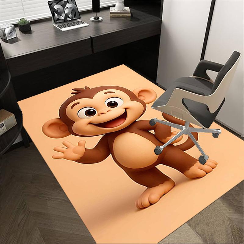 1PC Monkey Cartoon Anti-slip carpet, suitable for Office, bedroomand playrooms. It can also be used as a sofa footrest cover-W56 60cm by 90cm
1PC Monkey Cartoon Anti-slip carpet, suitable for Office, bedroomand playrooms. It can also be used as a sofa footrest cover-W56 60cm by 90cm