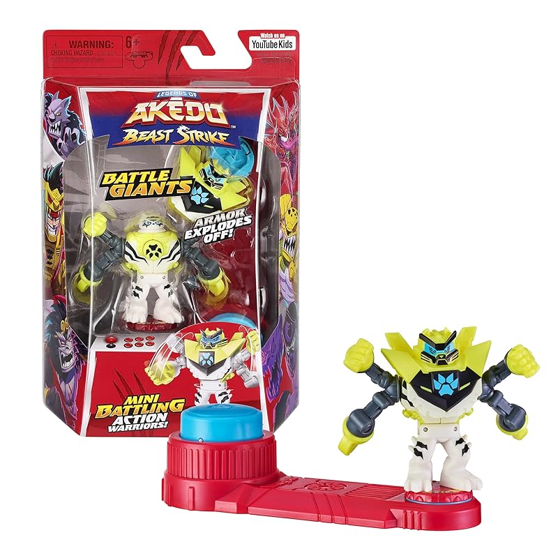 Legend of Akedo Beast Strike Battle Giant White Paw. Mini battle warriors. Armor explodes during combat. Ready, fight, split strike. small
Legend of Akedo Beast Strike Battle Giant White Paw. Mini battle warriors. Armor explodes during combat. Ready, fight, split strike. small