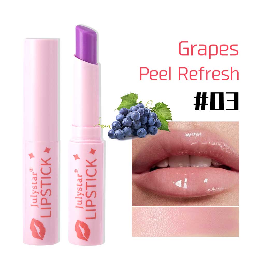 Бальзам для губ Julystar Color Changing Увлажняющая и увлажняющая губная помада Magic PH Temperature 8 цветов с фруктовым вкусом, тонированный с витамином E Уход за губами
Бальзам для губ Julystar Color Changing Увлажняющая и увлажняющая губная помада Magic PH Temperature 8 цветов с фруктовым вкусом, тонированный с витамином E Уход за губами