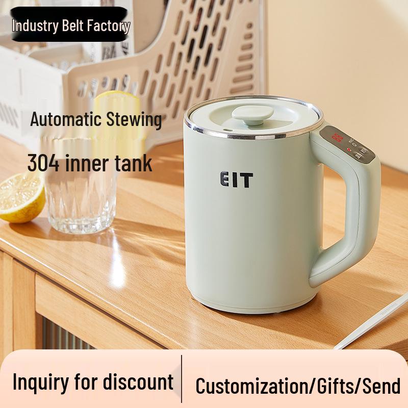 Portable Electric Stewing Kettle: Travel Coffee & Tea Heater for Dorms & Homes 0.8L Mechanical - Fresh Green
Portable Electric Stewing Kettle: Travel Coffee & Tea Heater for Dorms & Homes 0.8L Mechanical - Fresh Green