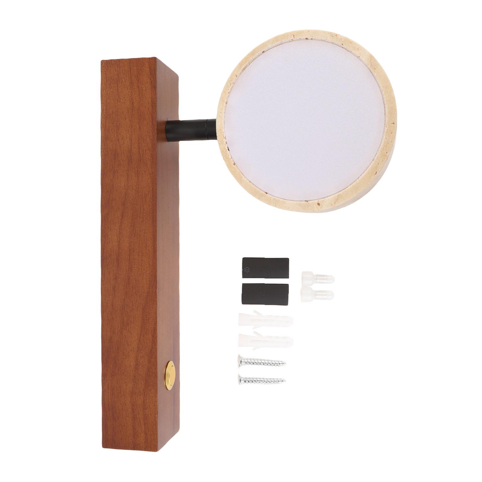 Rotating Stone Wall Sconce with Switch LED Warm Light Adjustable Angle Rustic Industrial Wall Lamp Wood Color
Rotating Stone Wall Sconce with Switch LED Warm Light Adjustable Angle Rustic Industrial Wall Lamp Wood Color
