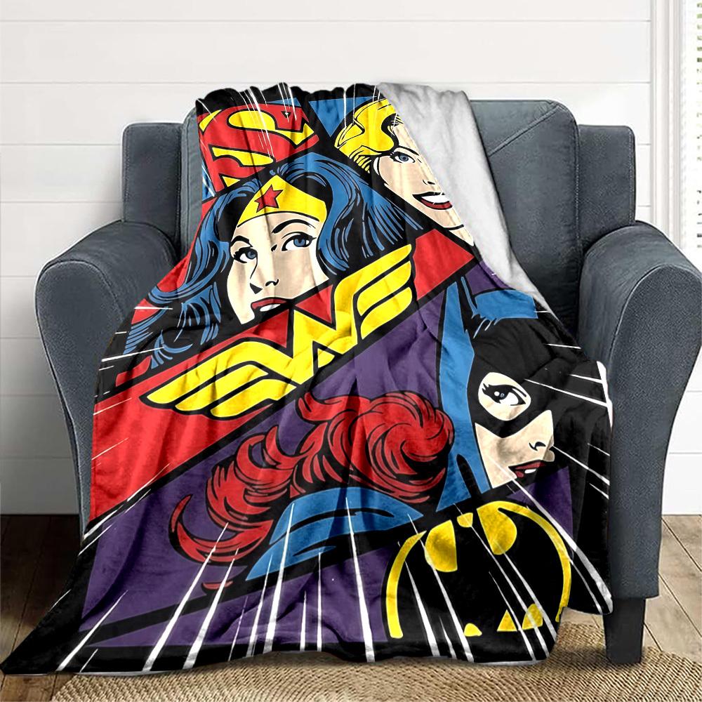 1pc Wonder Woman, Superhero Blanket | Polyester Fiber, All-Season Comfort for Sofa, Bed, Office, Car, Camping yy251021157 75x90cm
1pc Wonder Woman, Superhero Blanket | Polyester Fiber, All-Season Comfort for Sofa, Bed, Office, Car, Camping yy251021157 75x90cm