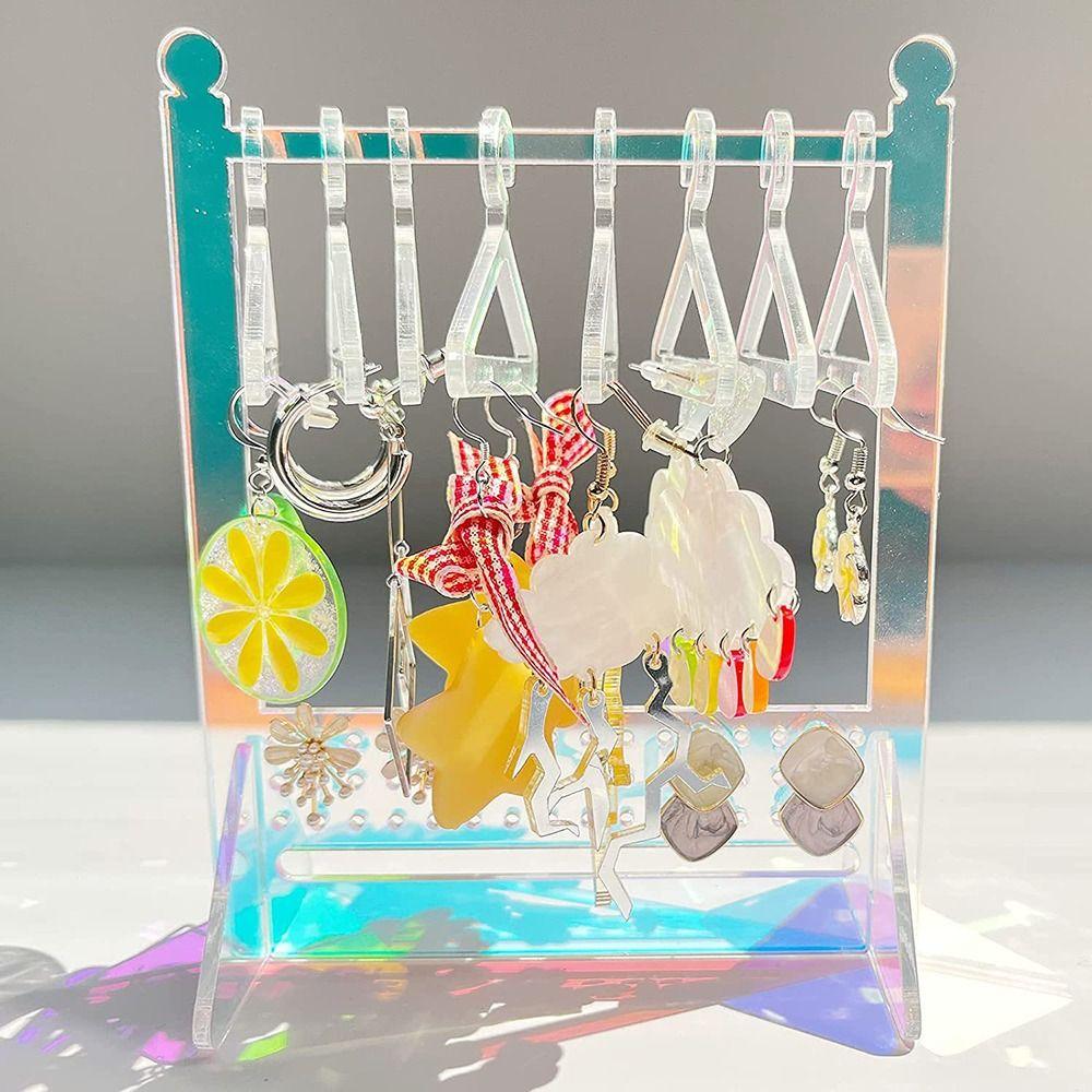 Single/Double Layers Earstud Stand Organizer Colorful Jewelry Rack Earring Display Stand
Single/Double Layers Earstud Stand Organizer Colorful Jewelry Rack Earring Display Stand