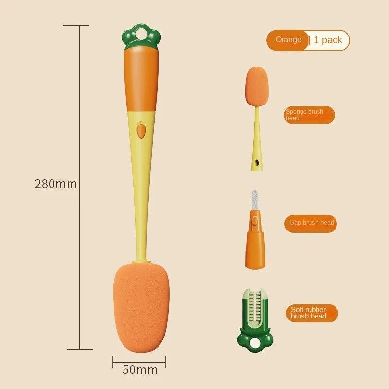 1PCS 3-in-1 Multi-functional Cup Brush Carrot Shape Cleaning Brush Sponge Brush Long Handle Water Bottle Cleaning Brush Cup Gap зелёный
1PCS 3-in-1 Multi-functional Cup Brush Carrot Shape Cleaning Brush Sponge Brush Long Handle Water Bottle Cleaning Brush Cup Gap зелёный